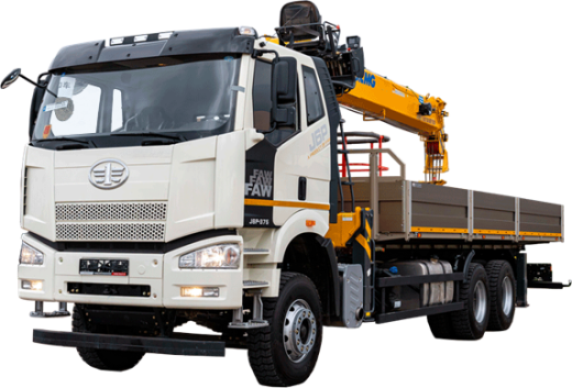 FAW J6P 6x4 c КМУ XCMG SQS200RU-6