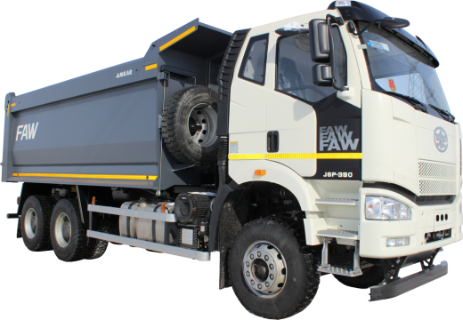 Самосвал FAW J6P 6x4 U-образный кузов